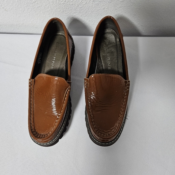 Donald Pliner Hope Loafer In Chestnut Brown Size 7.5 - Picture 3 of 11